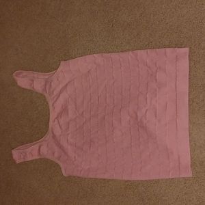 Women's/young ladys hollo m/l tight fit peach pink tanktop